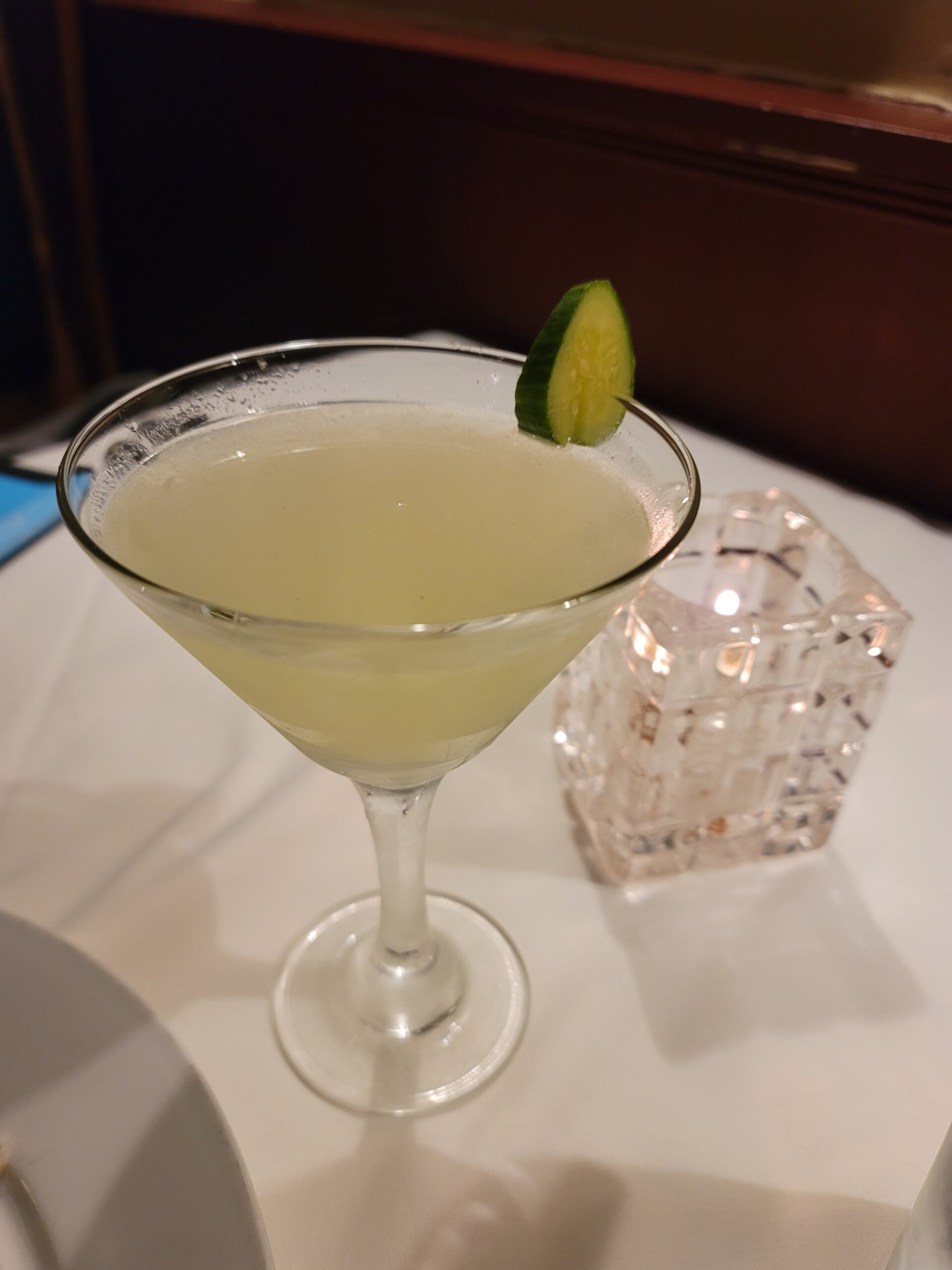 Cucumber Martini with Real Cucumber Syrup