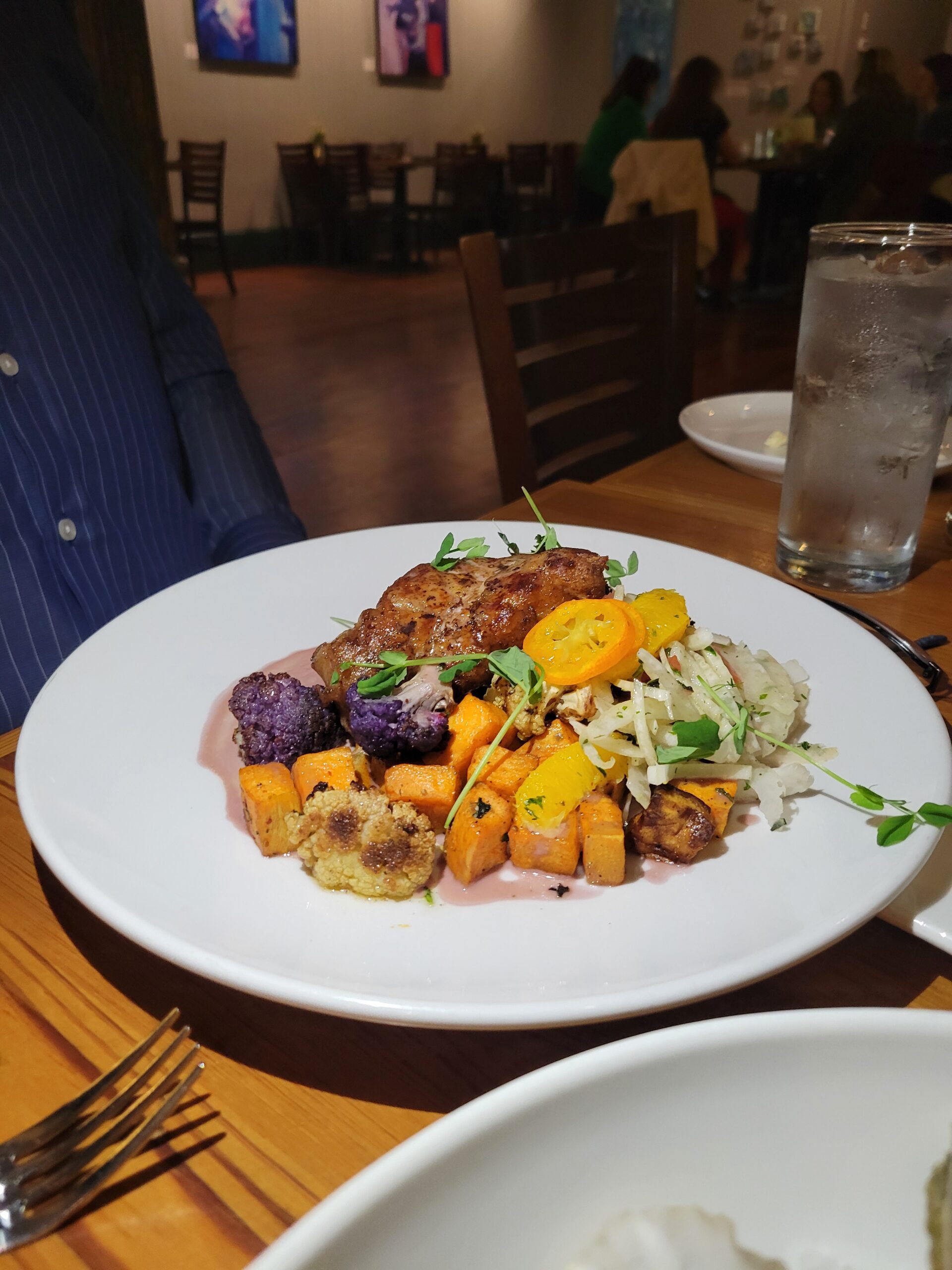 Grouper with ALL the vegetables