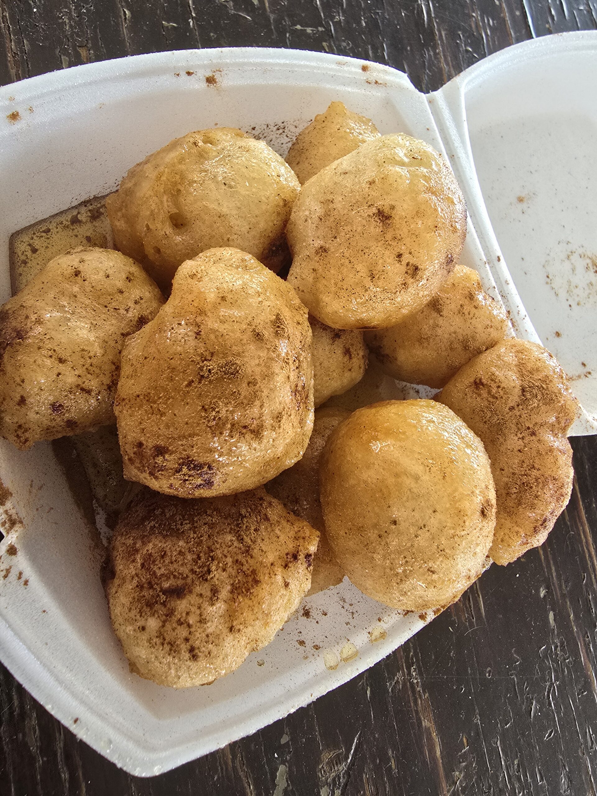 Cinnamon-Dusted Dough Balls, Greek Festival