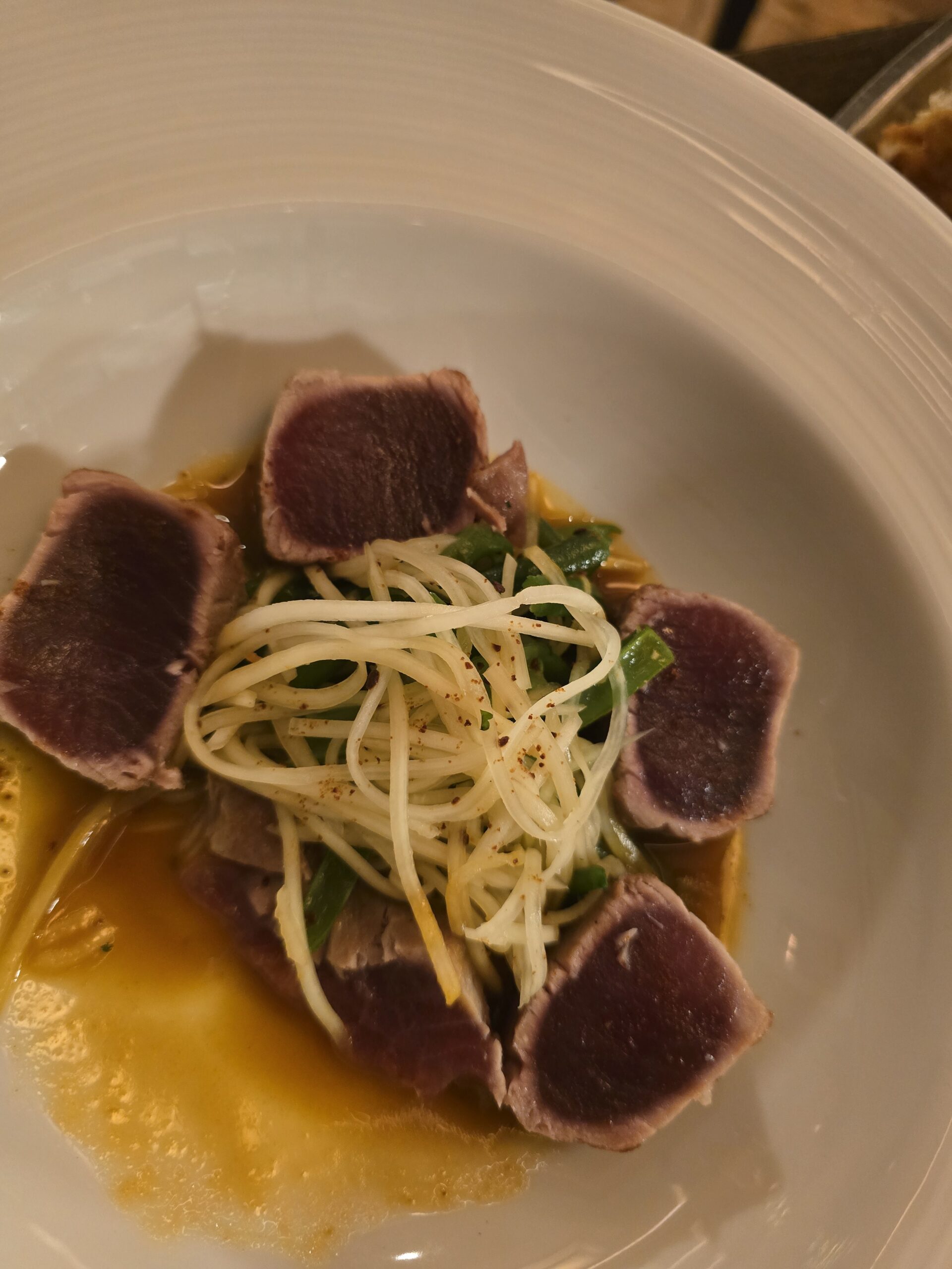 Tuna Tataki at Origins