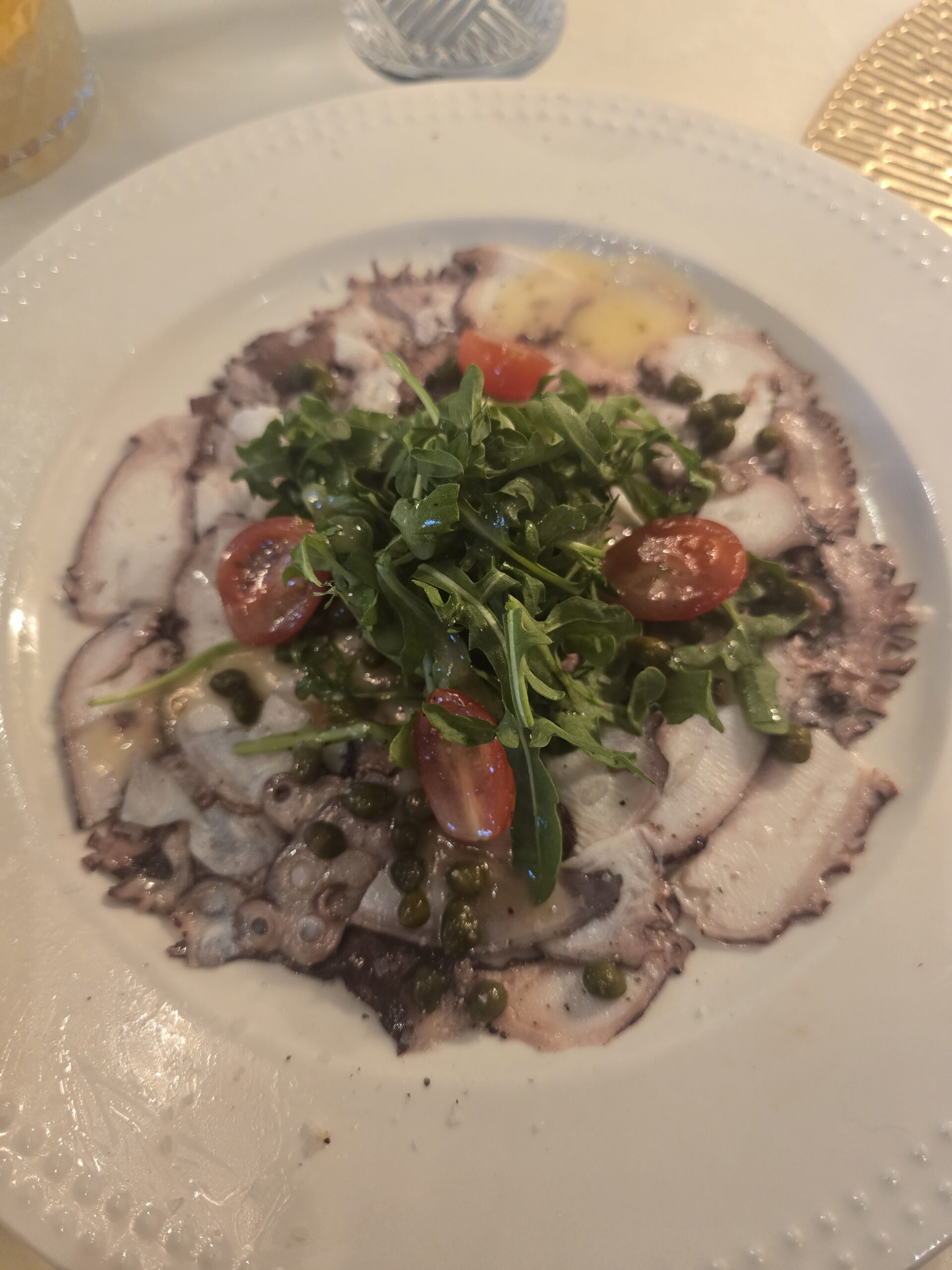 Octopus Carpaccio