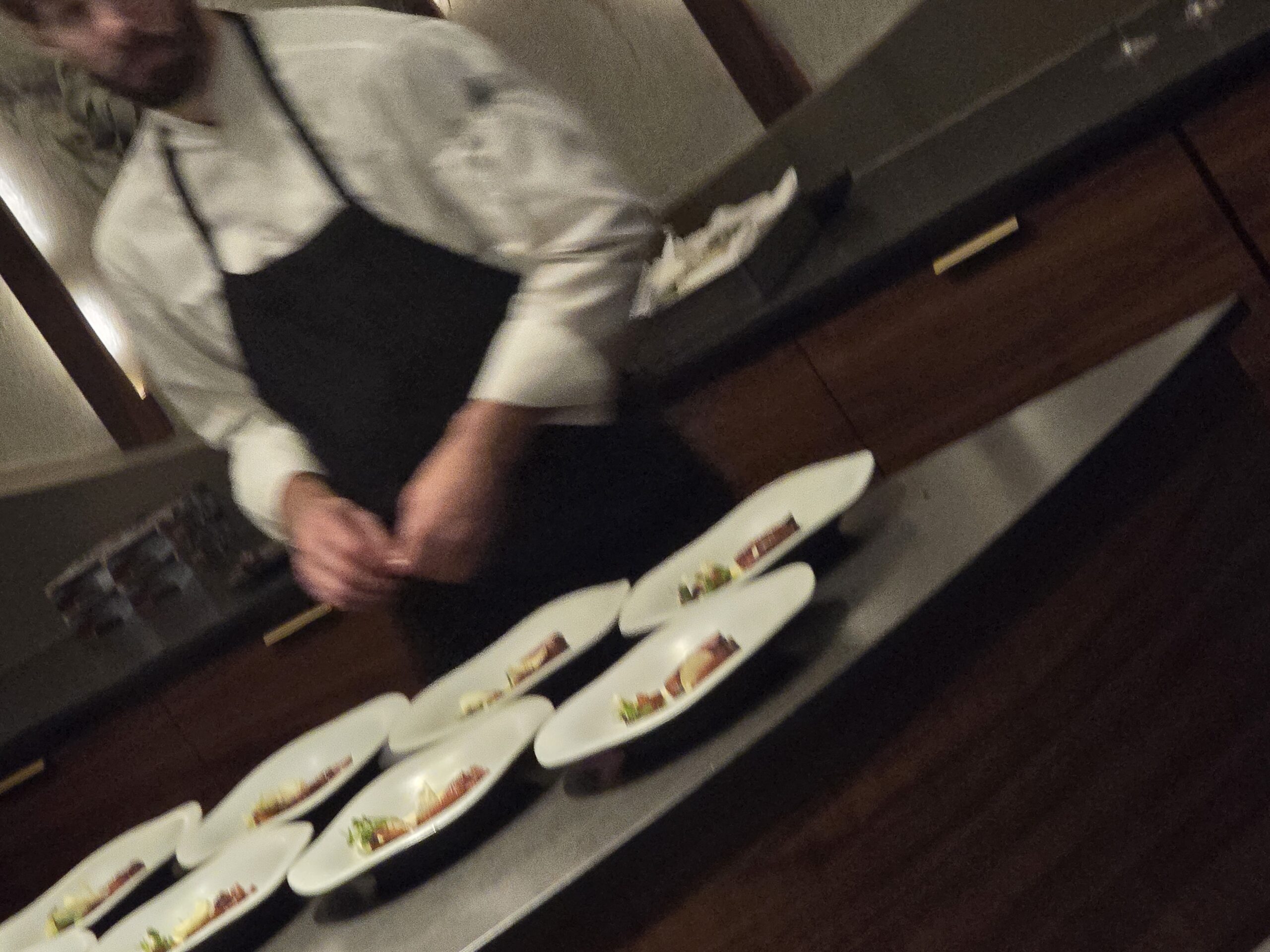 Nigiri Course Plating at Kosen, Tampa Bay