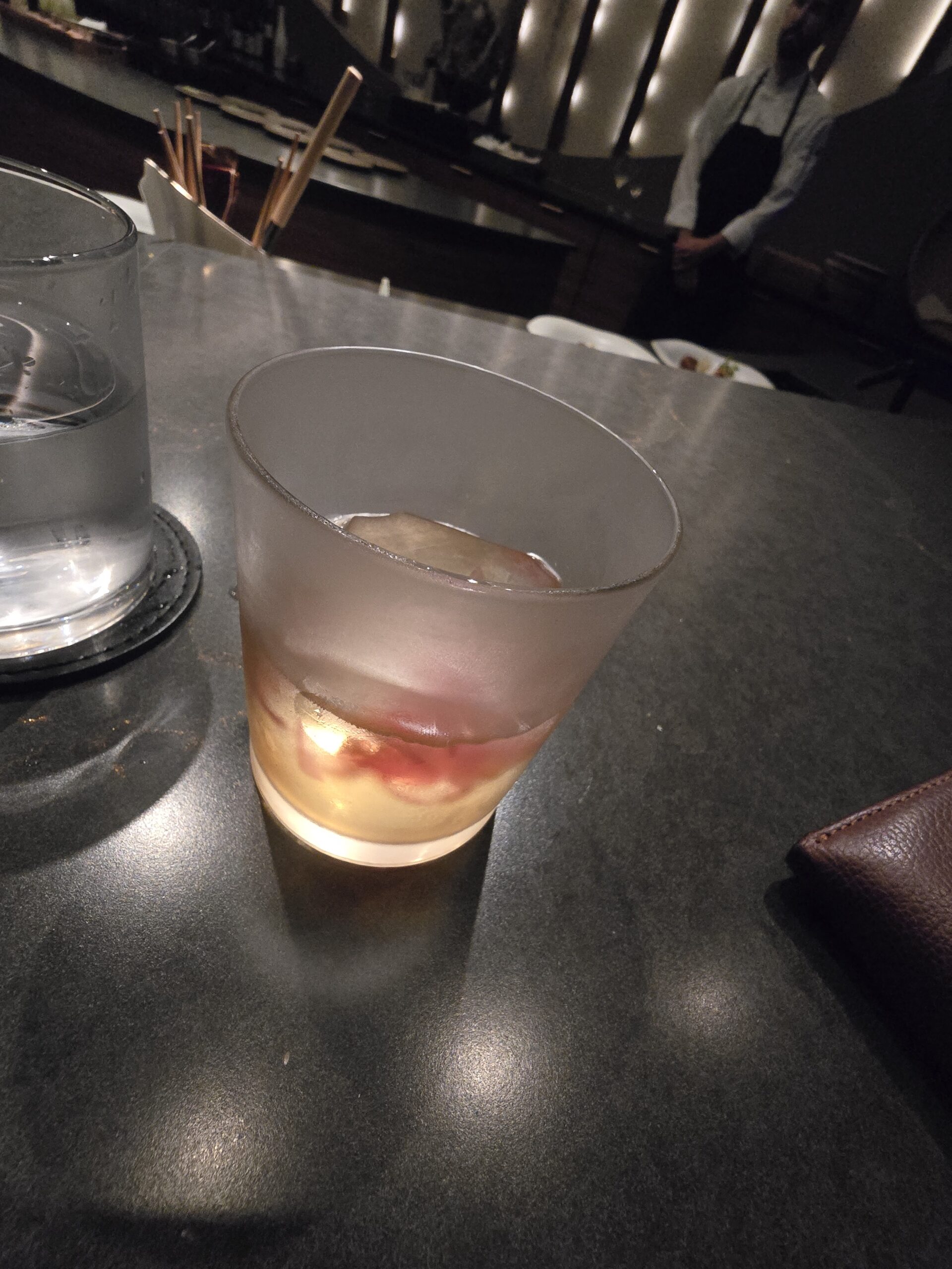 Smoked Hay & Peach Drink at Kosen