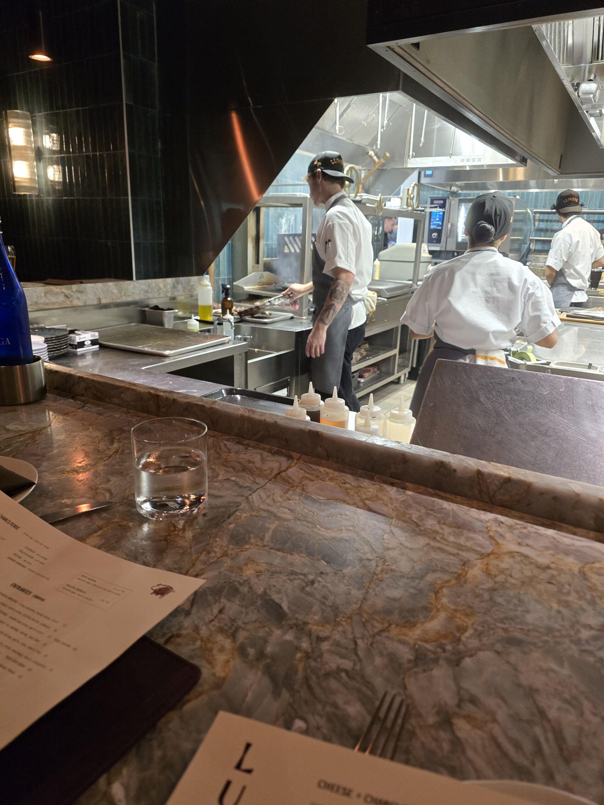 Open Kitchen View at Lumbre, Tampa FL