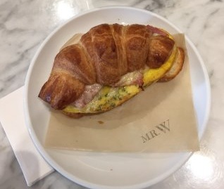 Breakfast Sandwich at Mr. West Cafe Bar, Seattle WA